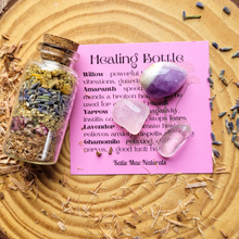 Load image into Gallery viewer, Healing Spell Bottle and Crystal Kit
