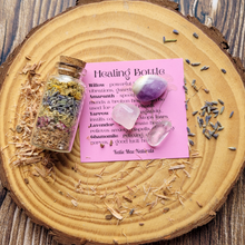 Load image into Gallery viewer, Healing Spell Bottle and Crystal Kit