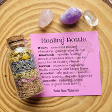 Load image into Gallery viewer, Healing Spell Bottle and Crystal Kit