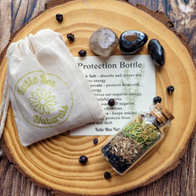 Load image into Gallery viewer, Protection Spell Bottle and Crystal Kit