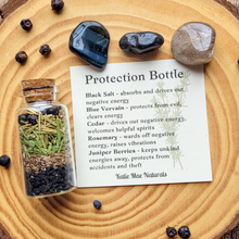 Load image into Gallery viewer, Protection Spell Bottle and Crystal Kit