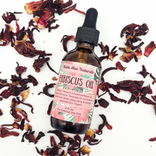 Load image into Gallery viewer, Herb infused hibiscus oil for divine feminine energy