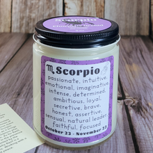Load image into Gallery viewer, The Scorpio Candle (Chocolate Orchid) 9 oz
