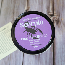 Load image into Gallery viewer, The Scorpio Candle (Chocolate Orchid) 9 oz