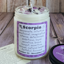 Load image into Gallery viewer, The Scorpio Candle (Chocolate Orchid) 9 oz