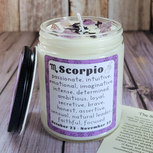 Load image into Gallery viewer, The Scorpio Candle (Chocolate Orchid) 9 oz