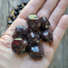 Load image into Gallery viewer, Tumbled garnet crystals
