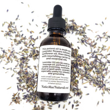 Load image into Gallery viewer, Lavender Oil for Relaxation and Grounding - Ritual Oil - Herbal Massage Oil - Organic - Vegan