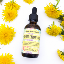 Load image into Gallery viewer, Organic herb infused massage oil with dandelion