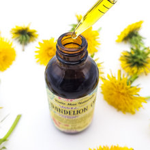 Load image into Gallery viewer, Organic dandelion herbal infused massage oil