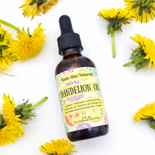 Load image into Gallery viewer, Organic dandelion herbal infused oil