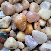 Load image into Gallery viewer, Pink amethyst gemstones tumbled