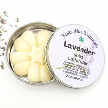 Load image into Gallery viewer, Lavender zero waste solid lotion bar