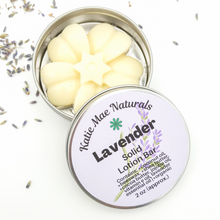 Load image into Gallery viewer, Lavender Zero Waste Solid Lotion Bar