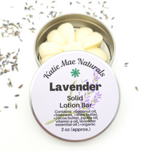 Load image into Gallery viewer, Lavender zero waste solid lotion bar