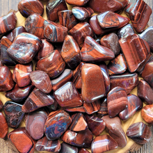 Load image into Gallery viewer, Red Tigers Eye Tumbled Gemstones - 0.5-1.5 inch