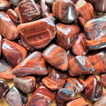 Load image into Gallery viewer, Red Tigers Eye Tumbled Gemstones - 0.5-1.5 inch