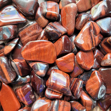 Load image into Gallery viewer, Red Tigers Eye Tumbled Gemstones - 0.5-1.5 inch