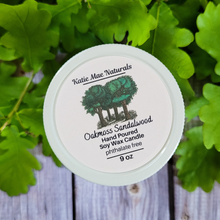 Load image into Gallery viewer, The Oak King Candle (Oakmoss Sandalwood) - 9 oz