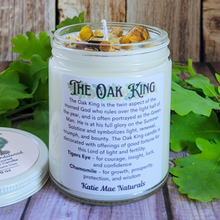 Load image into Gallery viewer, The Oak King Candle (Oakmoss Sandalwood) - 9 oz