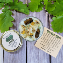 Load image into Gallery viewer, The Oak King Candle (Oakmoss Sandalwood) - 6 oz
