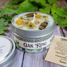 Load image into Gallery viewer, The Oak King Candle (Oakmoss Sandalwood) - 6 oz