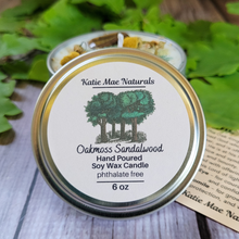 Load image into Gallery viewer, The Oak King Candle (Oakmoss Sandalwood) - 6 oz