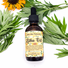 Load image into Gallery viewer, Litha Ritual Oil with Calendula, Lavender, and Mugwort - Summer Solstice Herb Infused Oil - Organic - Vegan