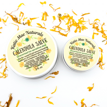 Load image into Gallery viewer, Organic calendula salve with infused herbs for sensitive skin