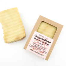 Load image into Gallery viewer, Handmade dragons blood shea butter soap