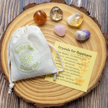 Load image into Gallery viewer, Happiness Crystals - Set of 5 Crystals for Happiness - Gemstones for Happiness