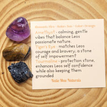Load image into Gallery viewer, Set of 3 Leo crystals