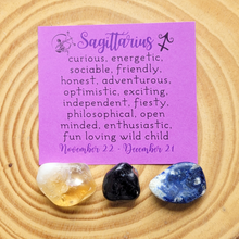 Load image into Gallery viewer, Sagittarius gemstone set