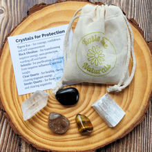 Load image into Gallery viewer, Protection Crystals - Set of 5 Crystals for Protection - Gemstones for Protection