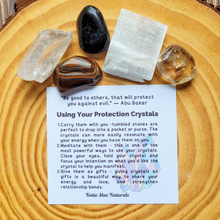 Load image into Gallery viewer, Protection Crystals - Set of 5 Crystals for Protection - Gemstones for Protection