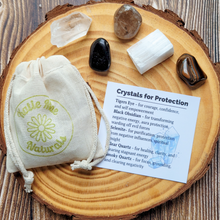 Load image into Gallery viewer, Protection Crystals - Set of 5 Crystals for Protection - Gemstones for Protection