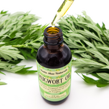 Load image into Gallery viewer, Mugwort herbal infused massage oil