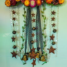Load image into Gallery viewer, Triple Moon Witches Bells Wreath