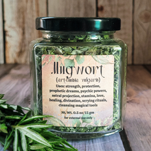 Load image into Gallery viewer, Organic dried mugwort leaf