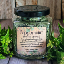 Load image into Gallery viewer, Dried Peppermint Leaves (Organic) | Loose Peppermint for Tea, Digestion & Herbal Blends