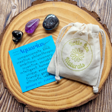 Load image into Gallery viewer, Gemstones for Aquarius - Aquarius Crystal Set