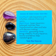 Load image into Gallery viewer, Gemstones for Aquarius - Aquarius Crystal Set