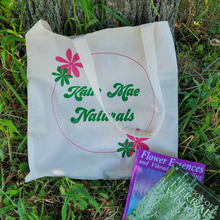 Load image into Gallery viewer, Katie Mae Naturals Tote Bag - Cotton Canvas Screen Printed Tote Bag