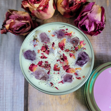 Load image into Gallery viewer, Self Empowerment Intention Candle (Blackened Amethyst) - 6 oz