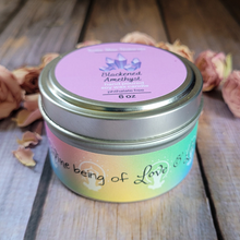 Load image into Gallery viewer, Self Empowerment Intention Candle (Blackened Amethyst) - 6 oz