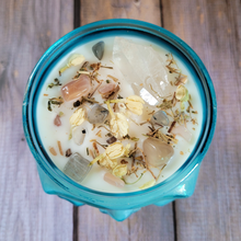 Load image into Gallery viewer, Full Moon Ritual Candle (Moon Garden) - 15 oz Skull Jar