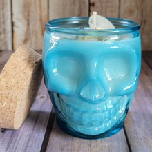 Load image into Gallery viewer, Full Moon Ritual Candle (Moon Garden) - 15 oz Skull Jar