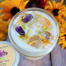 Load image into Gallery viewer, Happiness Intention Candle (Butterfly Flower) - 9 oz