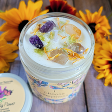 Load image into Gallery viewer, Happiness Intention Candle (Butterfly Flower) - 9 oz