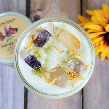Load image into Gallery viewer, Happiness Intention Candle (Butterfly Flower) - 9 oz